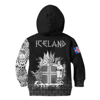 Viking Hoodie Kid Iceland Coat Of Arms RLT12 - Wonder Print Shop
