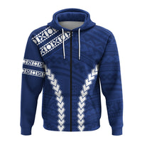 Fiji Navy Zip Hoodie LT13 - Wonder Print Shop