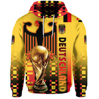 Custom Germany Deutschland Champion Qatar 2022 Hoodie - Wonder Print Shop