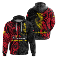 Papua New Guinea 47th Independence Day Bird Of Paradise Hoodie LT2 - Wonder Print Shop