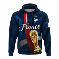 Custom France Football 2022 Hoodie LT2 - Wonder Print Shop
