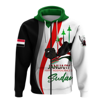 Sudan Happy Independence Day Hoodie - LT2 - Wonder Print Shop