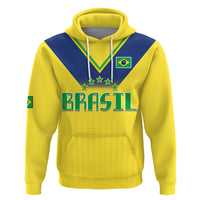 Custom Brazil Football Sub20 Champions South American Hoodie - Wonder Print Shop