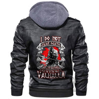 Viking I Do Not Fear Death Leather Jacket RLT12 - Wonder Print Shop