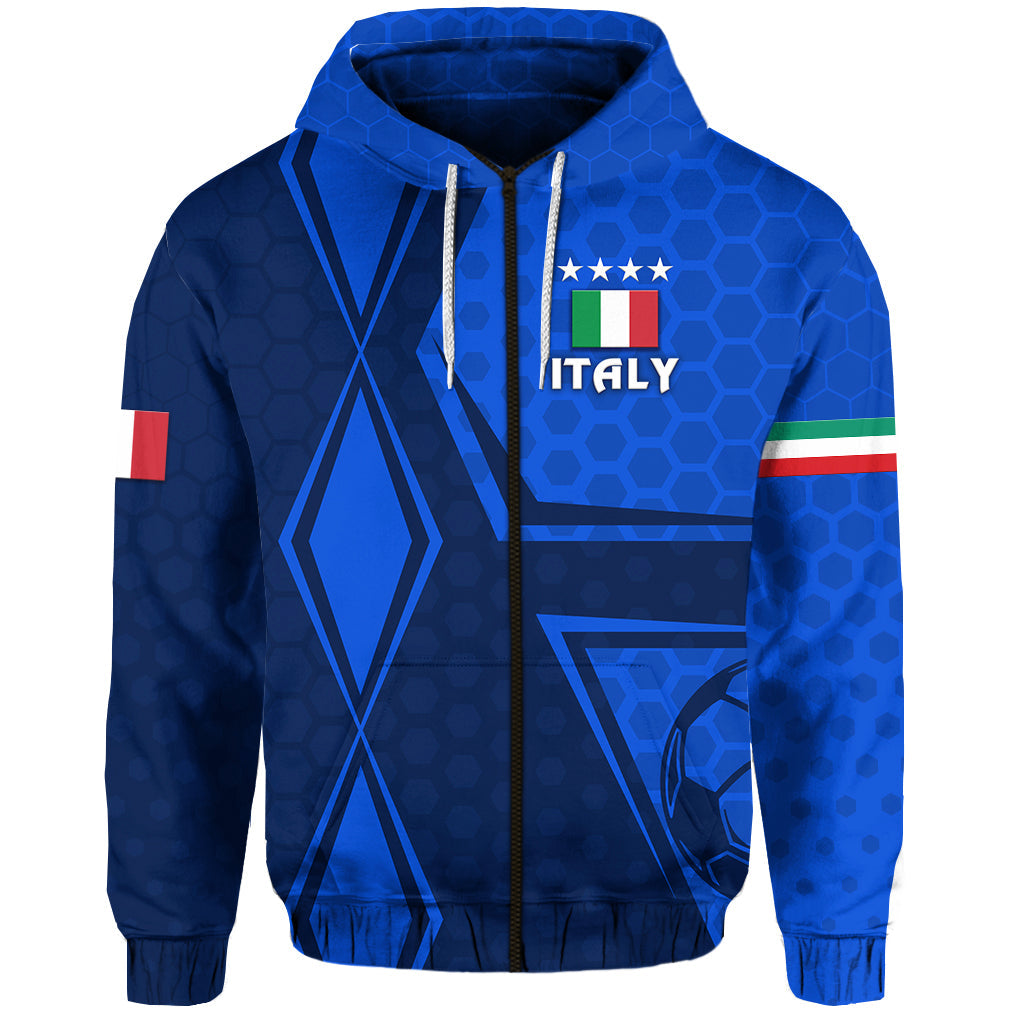 custom-personalised-italy-zip-hoodie-unique-style-blue-custom-text-and-number