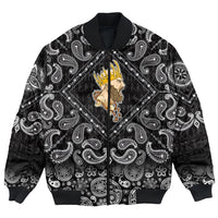 Viking Bomber Jacket In The Crown copy with Bandana Paisley Style RLT12 - Wonder Print Shop