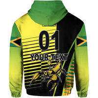 Custom Jamaica Cricket Scorpions Hoodie Simple Style Black LT8 - Wonder Print Shop