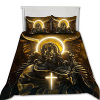 Jesus Strong Wing Cross Bedding Set - Wonder Print Shop