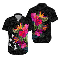 Kosrae Hibiscus Polynesian Tribal Matching Hawaiian Shirt And Dress - LT12 - Wonder Print Shop