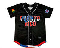 African Baseball Jersey - Puerto Rico Baseball Jersey - Wonder Print Shop