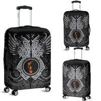 Viking Luggage Cover - Kenaz Rune, Raven Tattoo RLT12 - Wonder Print Shop