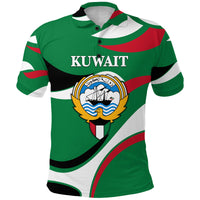 Kuwait Polo Shirt Sporty Style Green LT8 - Wonder Print Shop