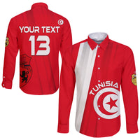 (Custom Text and Number) Tunisia Hawaii Long Sleeve Button Shirt Always in My Heart LT13 - Wonder Print Shop