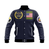 African Jacket - Buffalo Soldiers Baseball Jacket - Wonder Print Shop