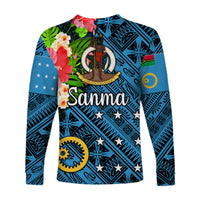 Vanuatu Sanma Long Sleeve Shirt Independence Be Proud LT8 - Wonder Print Shop