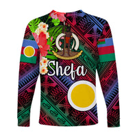 Vanuatu Shefa Long Sleeve Shirt Independence Be Proud LT8 - Wonder Print Shop