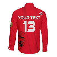 (Custom Text and Number) Tunisia Hawaii Long Sleeve Button Shirt Always in My Heart LT13 - Wonder Print Shop