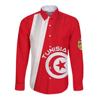 (Custom Text and Number) Tunisia Hawaii Long Sleeve Button Shirt Always in My Heart LT13 - Wonder Print Shop