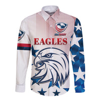 (Custom Personalised) USA Rugby Hawaii Long Sleeve Button Shirt Original Vibes - White LT8 - Wonder Print Shop