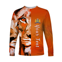 (Custom Personalised) Netherlands Long Sleeve Shirt Style Lusty Dutch Lion LT13 - Wonder Print Shop