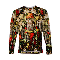 Ireland Saint Patrick's Day Long Sleeve Shirt Saint Patrick Vibes LT8 - Wonder Print Shop