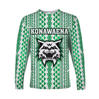 (Custom Personalised) Hawaii Konawaena Wildcats School Long Sleeve Shirt Simple Style LT8 - Wonder Print Shop