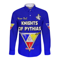 (Custom Personalise) Knights of Pythias Long Sleeve Button Shirt Since 1864 Original Style LT13 - Wonder Print Shop