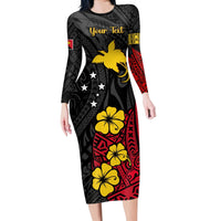 custom-personalised-papua-new-guinea-anniversary-long-sleeves-dress-47th-independence-day-since-1975