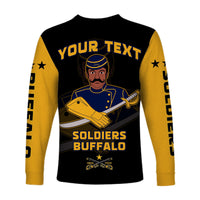 (Custom Personalised) Buffalo Soldiers Long Sleeve Shirt BSMC Club Adore Motorcycle LT13 - Wonder Print Shop