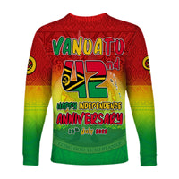 Vanuatu Independence Day Long Sleeve Shirt 42nd Anniversary Yumi Yumi Yumi LT13 - Wonder Print Shop