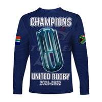Stormers South Africa Rugby Long Sleeve Shirt We Are The Champions URC Unity - Wonder Print Shop