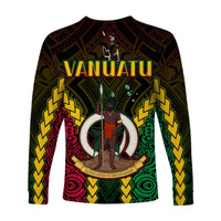 Vanuatu Indigenous Long Sleeve Shirt Proud To Be Ni Vanuatu Polynesian Pattern LT13 - Wonder Print Shop