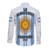 Argentina Football 2022 Long Sleeve Shirt Vamos La Albiceleste - Wonder Print Shop