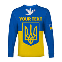 (Custom Personalised) Ukraine Long Sleeve Shirt Stand With Ukrainian Simple Style - Wonder Print Shop