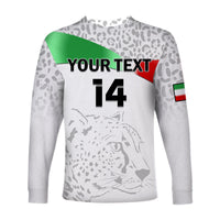 (Custom Text And Number) Iran Football Long Sleeve Shirt Team Melli World Cup 2022 - Wonder Print Shop