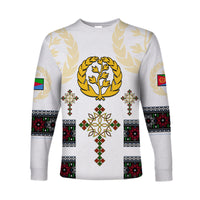 Eritrea Cross Long Sleeve Shirt Independence Day Proud Eritrean LT13 - Wonder Print Shop