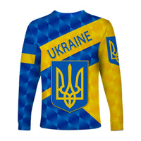 Ukraine Long Sleeve Shirt Sporty Style LT8 - Wonder Print Shop