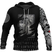 Viking Hoodie Laguz Norse Runes RLT12 - Wonder Print Shop