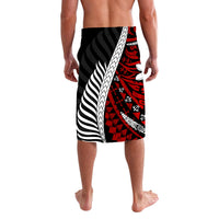 Mate Ma'a Tonga Mixed Aotearoa Kiwis Rugby Lavalava Silver Fern Mixed Polynesian Style - Wonder Print Shop