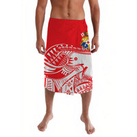 Tonga Lavalava Youthful Dynamic Red White Color LT8 - Wonder Print Shop