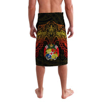 Tonga Lavalava Red Manta Ray LT8 - Wonder Print Shop
