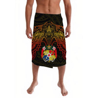 Tonga Lavalava Red Manta Ray LT8 - Wonder Print Shop
