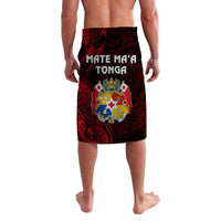 Tonga Coat Of Arms Lavalava Simple Vibes Red LT8 - Wonder Print Shop