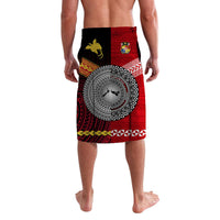 Papua New Guinea And Tonga Lavalava Polynesian Together Red LT8 - Wonder Print Shop