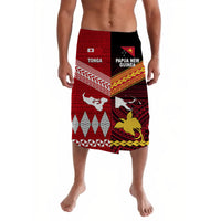 Papua New Guinea And Tonga Lavalava Polynesian Together Red LT8 - Wonder Print Shop