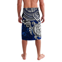 Tonga Coat Of Arms Lavalava Turtle Hibiscus Blue LT8 - Wonder Print Shop