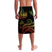Tonga Polynesian Lavalava Turtle With Pattern Reggae LT8 - Wonder Print Shop