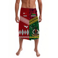 Vanuatu And Tonga Lavalava Polynesian Together Bright Red LT8 - Wonder Print Shop