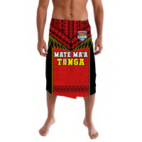 Tonga Rugby Lavalava Mate Maa Tonga Pacific Ngatu Black - Wonder Print Shop