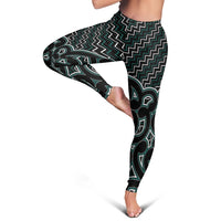 new-zealand-womens-leggings-maori-graphic-tee-patterns-green